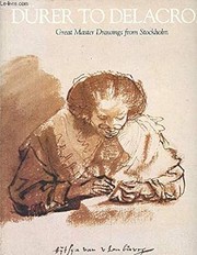 Cover of: Dürer to Delacroix by Per Bjurström