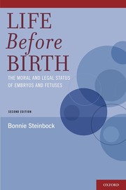 Cover of: Life before birth by Bonnie Steinbock