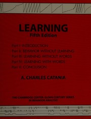Cover of: Learning