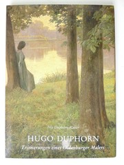 Cover of: Erinnerungen und Tagebuchaufzeichnungen eines Oldenburger Malers by Hugo Duphorn