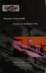 Cover of: Beyond document: essays on nonfiction film