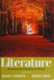 Cover of: Literature by Edgar V. Roberts, Robert Zweig
