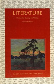 Cover of: Literature: options for reading and writing