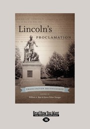 Cover of: Lincoln's Proclamation: Emancipation Reconsidered