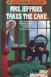 Cover of: Mrs. Jeffries takes the cake by Emily Brightwell