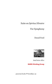 Suite on "Spiritus Silvestre" by Denzil Ford