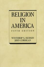 Cover of: Religion in America: an historical account of the development of American religious life