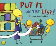 Cover of: Put it on the list by Kristen Darbyshire