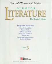 Cover of: Glencoe literature: the reader's choice: course 3