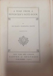 Cover of: A year From a Reporter's Note-Book