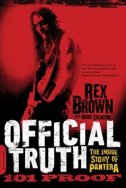 Cover of: Official Truth, 101 Proof: The Inside Story of Pantera