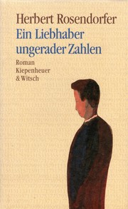 Cover of: Ein Liebhaber ungerader Zahlen by Herbert Rosendorfer