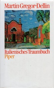 Cover of: Italienisches Traumbuch by Martin Gregor-Dellin