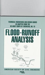 Cover of: Flood-runoff analysis.