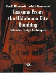 Cover of: Lessons from the Oklahoma City bombing by Eve E. Hinman