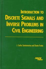 Cover of: Introduction to discrete signals and inverse problems in civil engineering