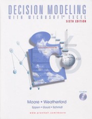 Cover of: Decisions Modeling with Microsoft Excel
