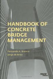 Cover of: Handbook of Concrete Bridge Management by Fernando A. Branco, Jorge De Brito