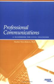 Cover of: Professional Communications: A Handbook for Civil Engineers