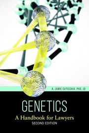 Cover of: Genetics: A Handbook for Lawyers