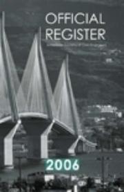 Cover of: Official Register 2006 by Asce