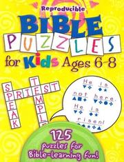Cover of: Bible Puzzles For Kids: Reproducible
