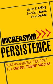Cover of: Increasing persistence: research-based strategies for college student success