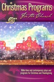 Cover of: Christmas Programs for the Church: 2004 Edition (Shown Above)