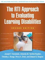 Cover of: RTI Approach to Evaluating Learning Disabilities, Second Edition by Joseph F. Kovaleski, Amanda M. VanDerHeyden, Timothy J. Runge, Perry A. Zirkel, Shapiro, Edward S.