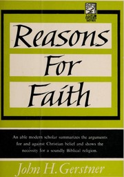 Cover of: Reasons for faith