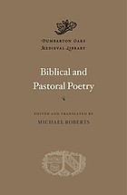 Cover of: Biblical and Pastoral Poetry