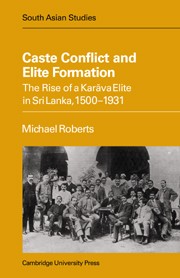 Cover of: Caste Conflict Elite Formation