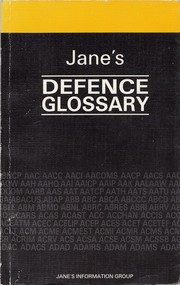 Cover of: Jane's defence glossary