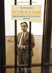 Cover of: En el filo de la navaja by Vicent Comes