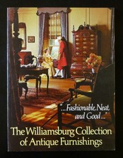 Cover of: The Williamsburg collection of antique furnishings.