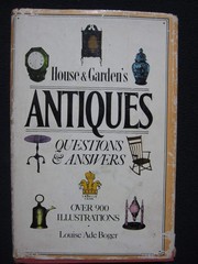 Cover of: House & garden's antiques: questions & answers.