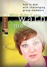Cover of: Why Didn't You Warn Me? by Pat J. Sikora
