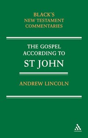 Cover of: Gospel According to St. John: Black's New Testament Commentaries