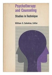 Cover of: Psychotherapy and counseling: studies in technique