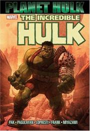 Cover of: Incredible Hulk: Planet Hulk
