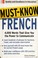 Cover of: Must know French