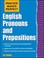 Cover of: English pronouns and prepositions