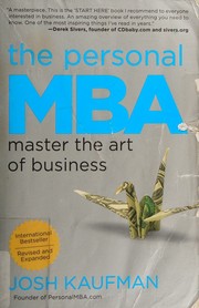 Cover of: The personal MBA by Josh Kaufman