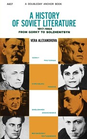 Cover of: A history of Soviet literature. by Vera Aleksandrova