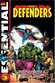 Cover of: Essential Defenders, Vol. 3 (Marvel Essentials)