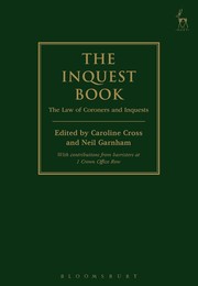 Cover of: The Inquest Book: The Law of Coroners and Inquests