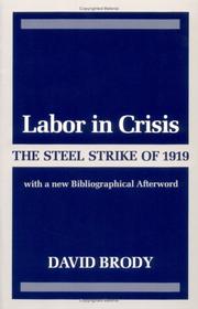 Cover of: Labor in crisis by David Brody