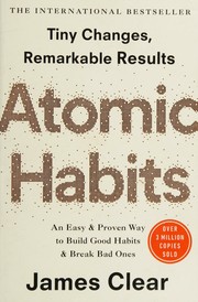 Cover of: Atomic Habits by 