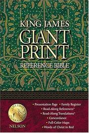 Cover of: King James Giant Print Reference Bible | 
