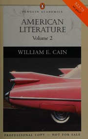 Cover of: American Literature: Volume II